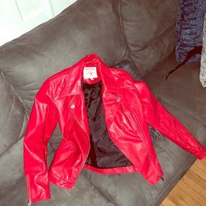 WOMENS MOTO VEGAN LEATHER JACKET